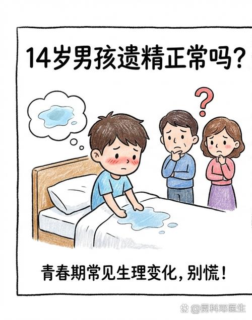 孩子遗精后很紧张，家长如何安抚