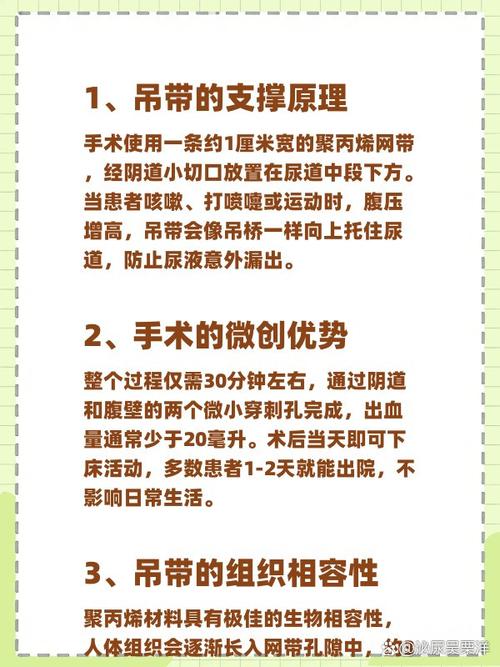 漏尿吊带手术安全吗