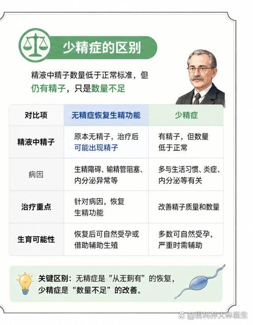 无精症和少精症有什么区别