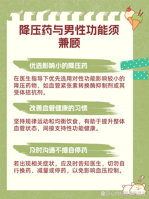 降压药会影响性欲吗
