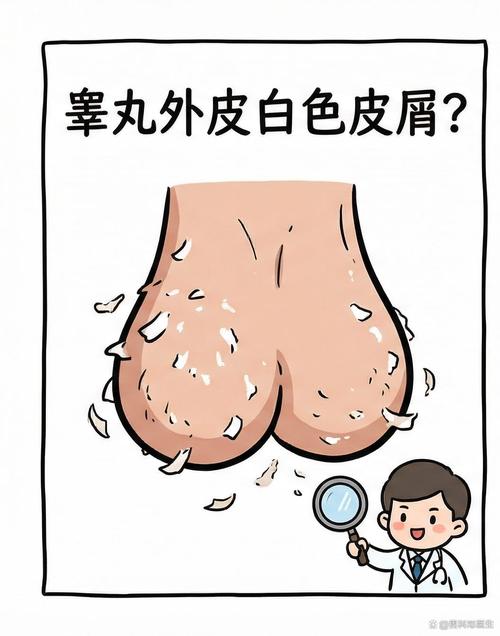 阴囊皮肤发白脱屑,要紧吗