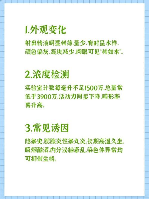 精子浓度低于多少算少精