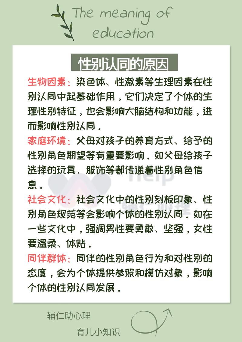 孩子对性别认同有疑问怎么办