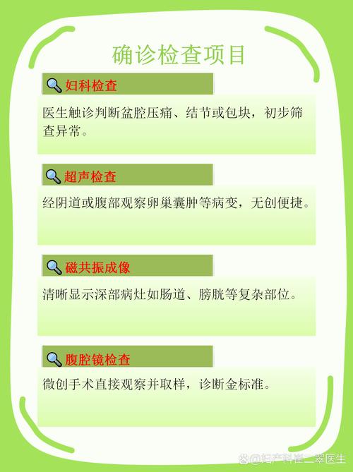 子宫内膜异位症确诊靠哪些检查