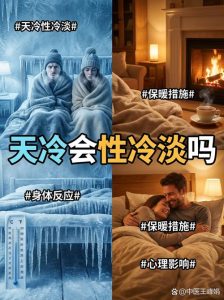 性欲低和寒冷环境有关吗?天冷为啥提不起兴趣?-两性知识丨两性健康--你想了解的我都知道